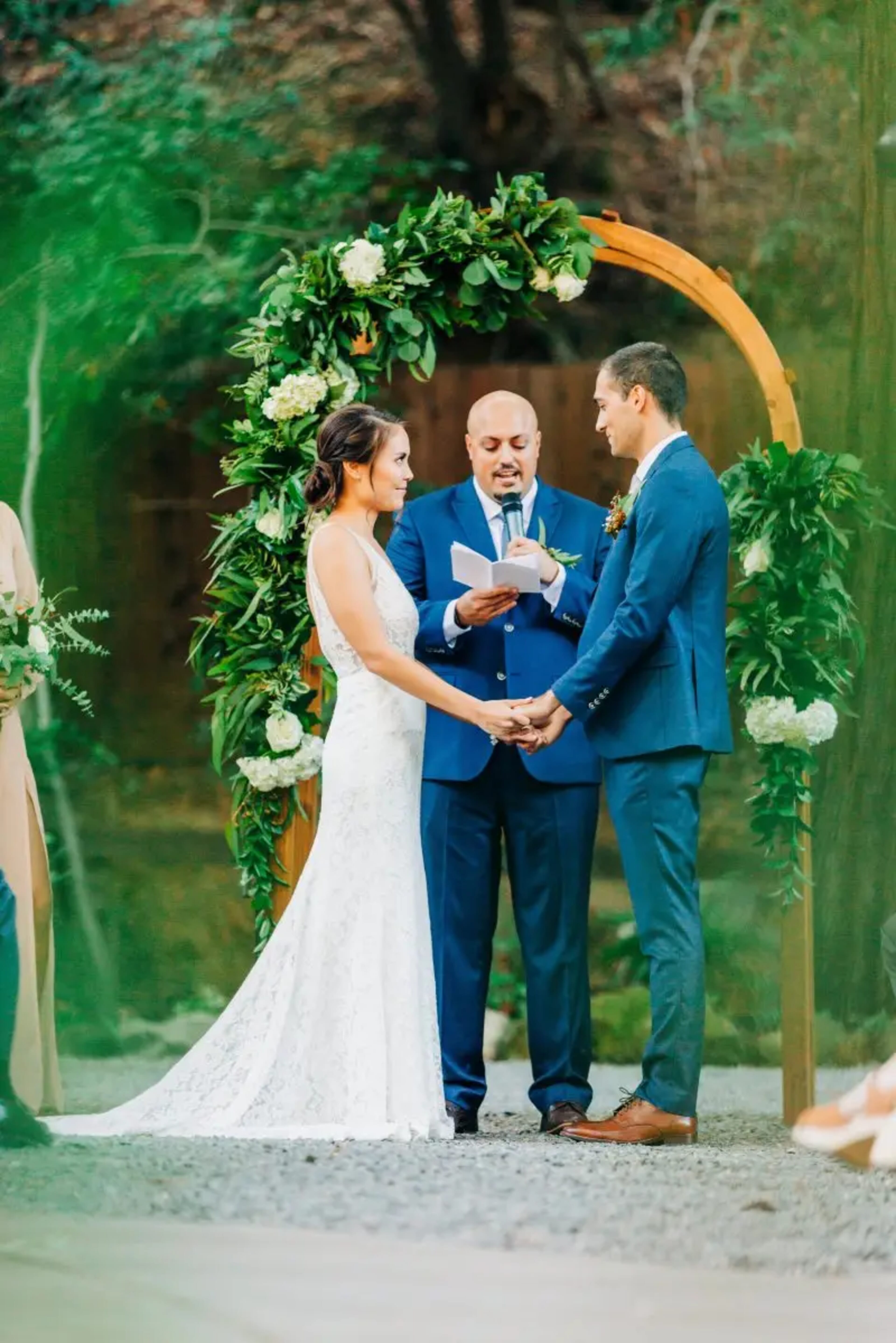 Emily & Romair wedding flowers by Frangipani Florist, photo 4 of 12