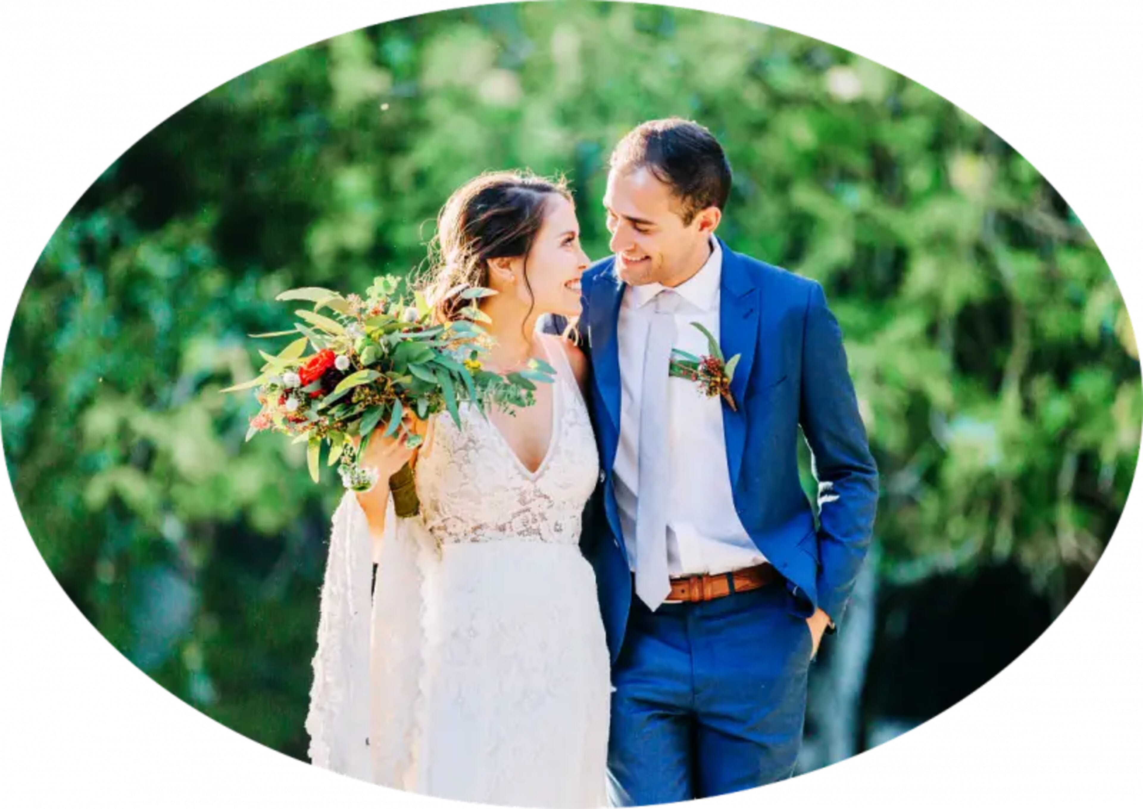 Emily & Romair wedding flowers by Frangipani Florist, photo 6 of 12