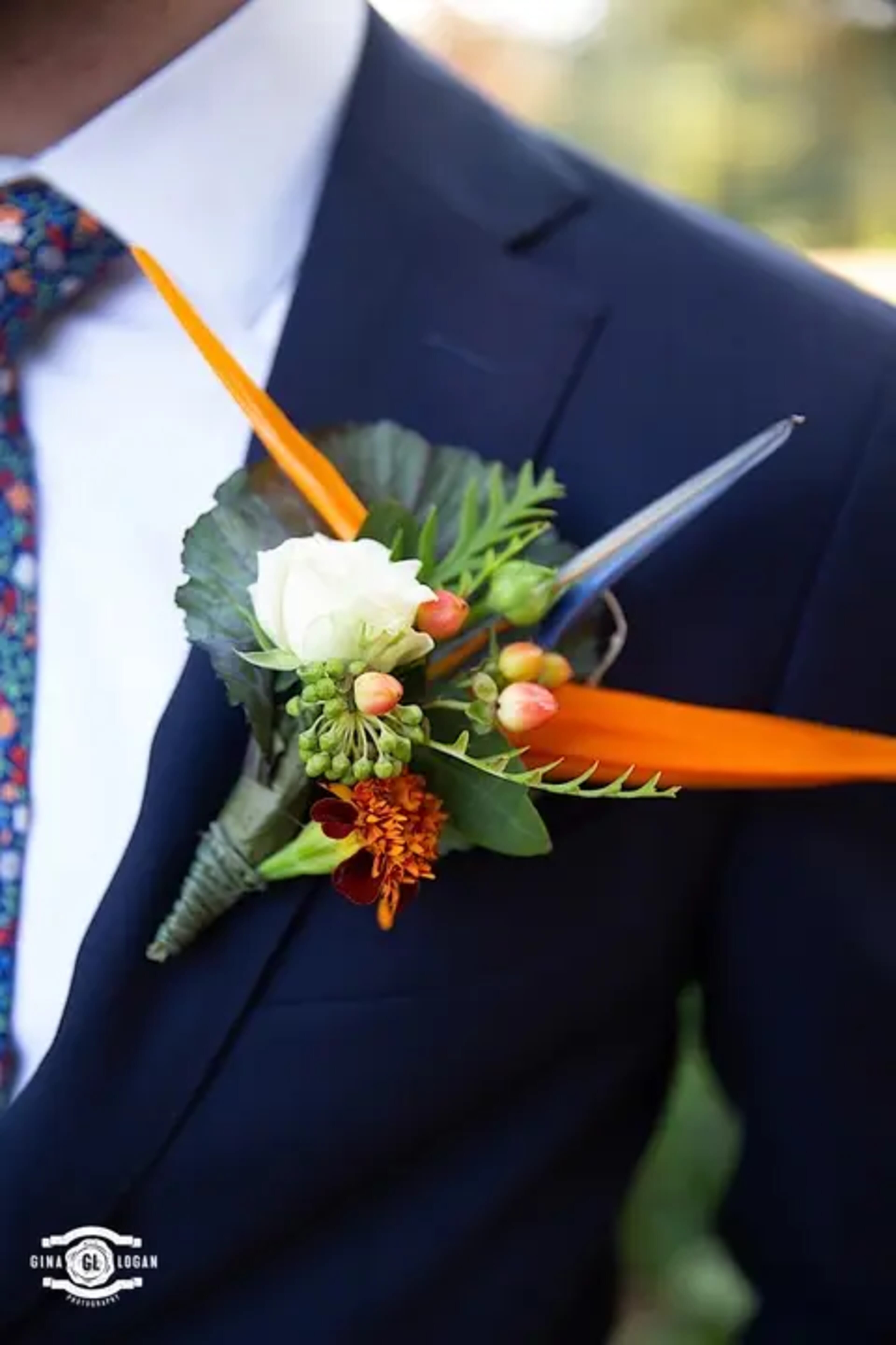 Eric & Kelsey wedding flowers by Frangipani Florist, photo 3 of 19