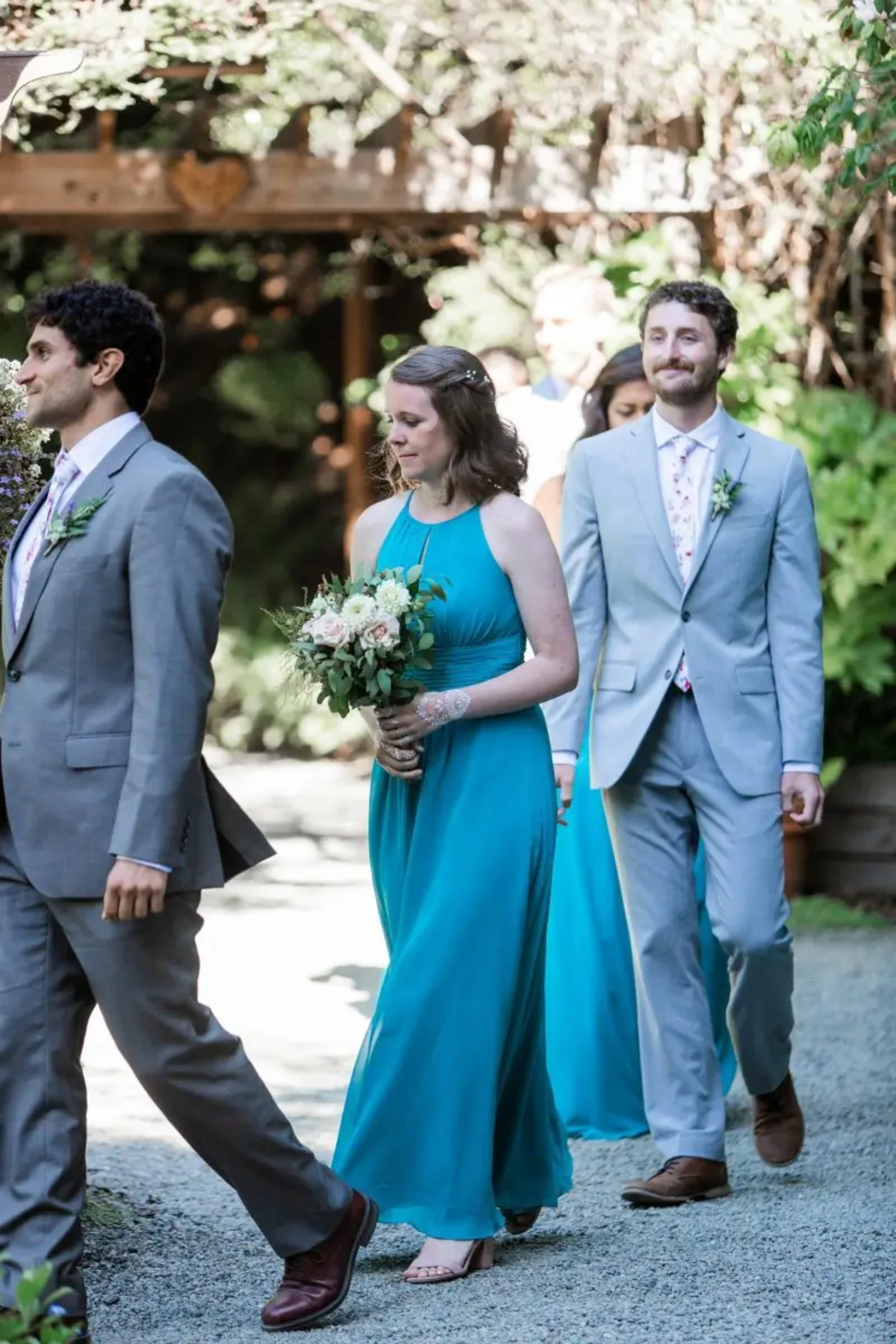 Molika & Brendon wedding flowers by Frangipani Florist, photo 13 of 14
