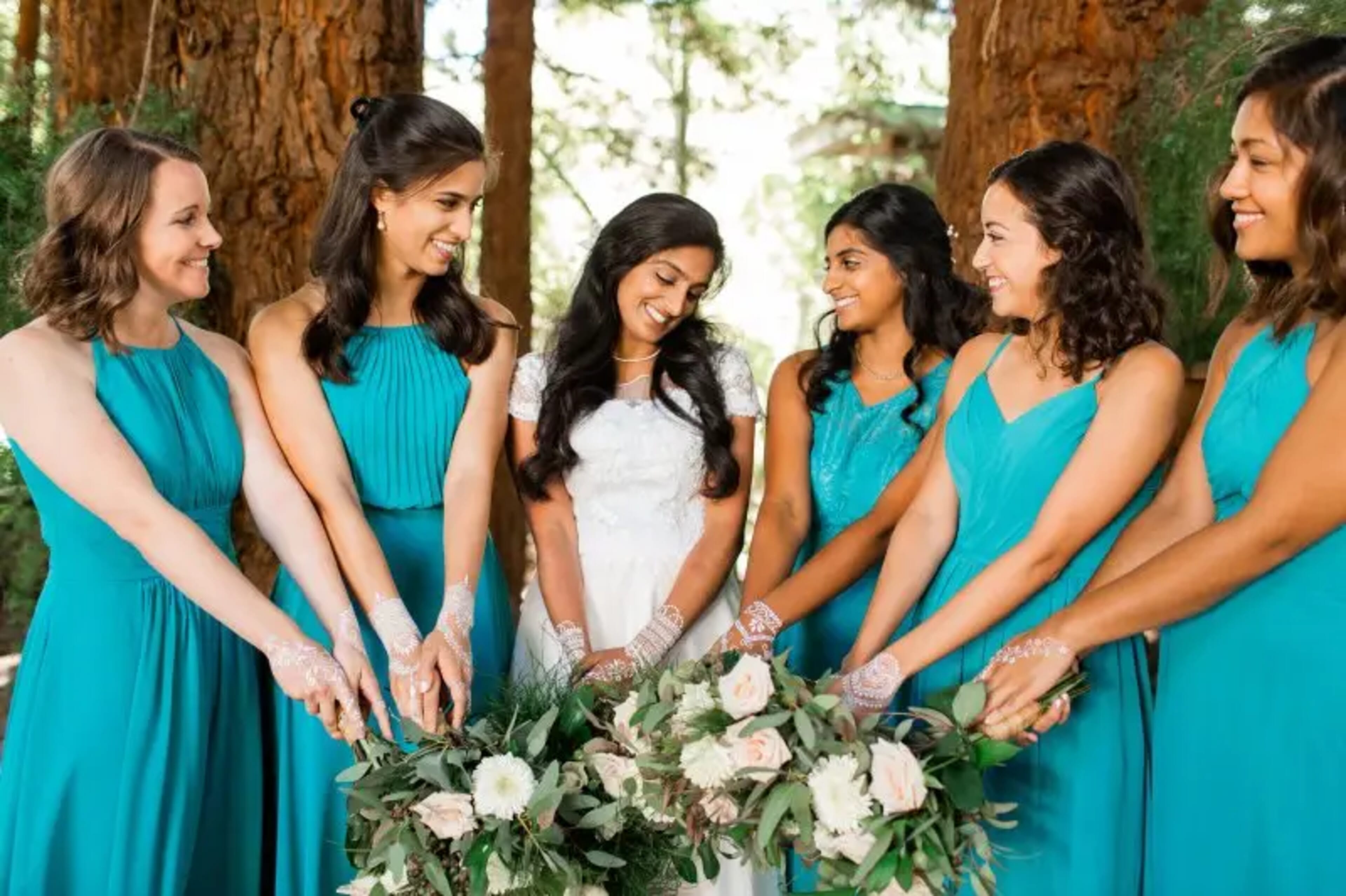 Molika & Brendon wedding flowers by Frangipani Florist, photo 5 of 14