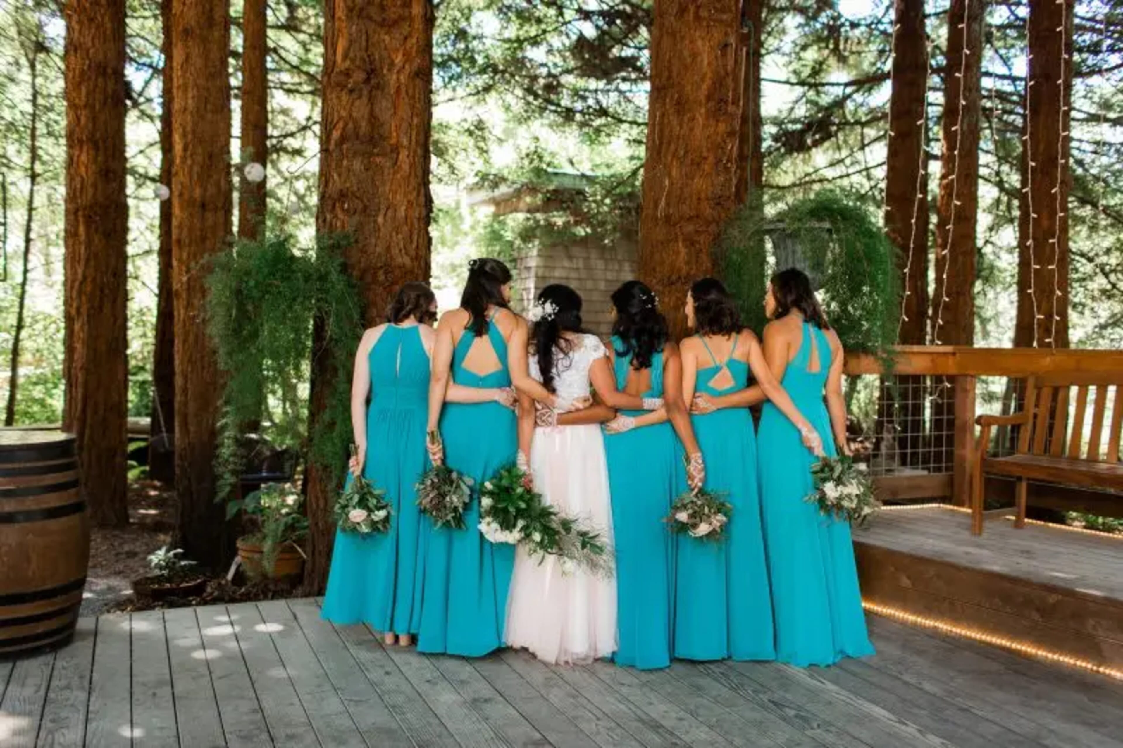 Molika & Brendon wedding flowers by Frangipani Florist, photo 6 of 14